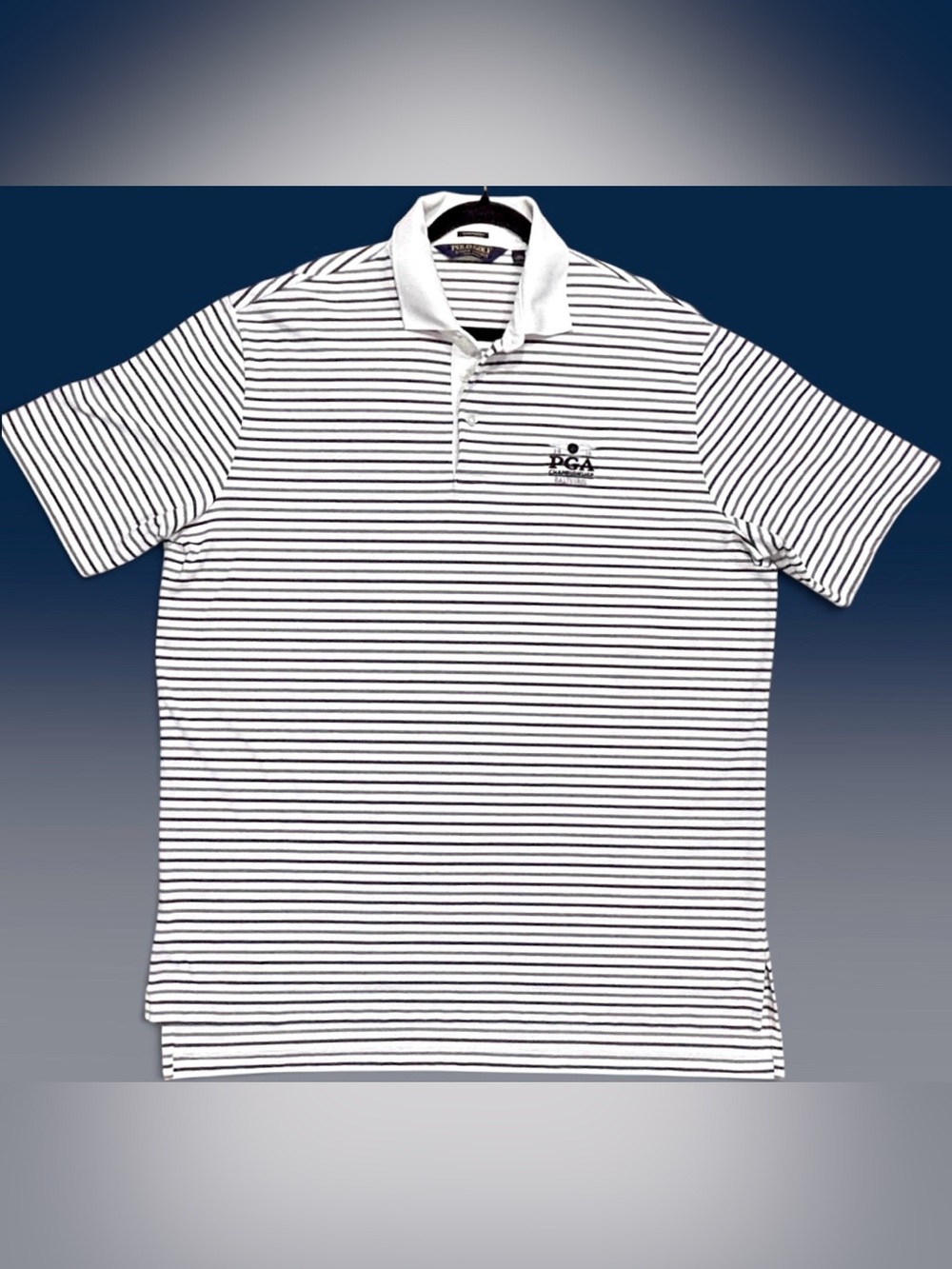 RLX Ralph Lauren Polo Shirt Men XL Baltusrol Golf Club Pima Blend Performance